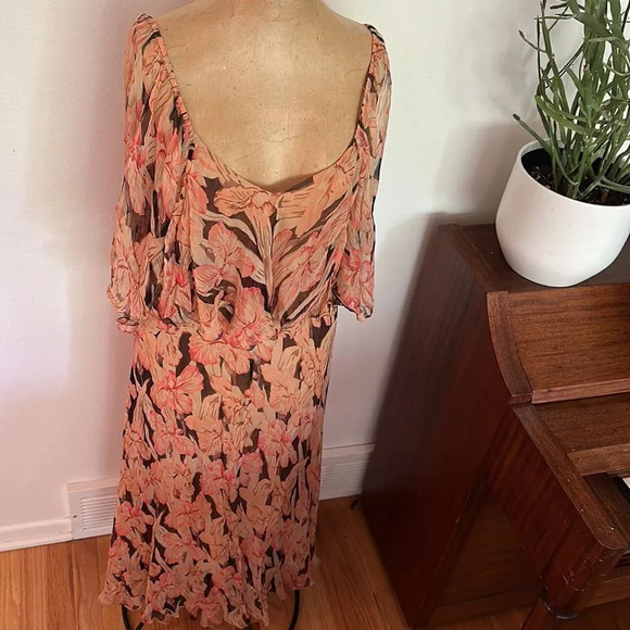 Mes Demoiselles sz EU 36 US 4 ruffled layered viscose blend dress NWT new cond - Picture 6 of 13